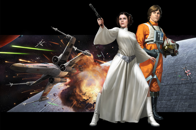 Illustration for article titled Star Wars Space Battle Has No Chill